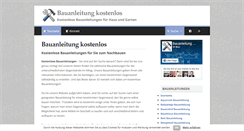 Desktop Screenshot of bauanleitungkostenlos.de
